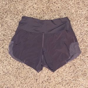 LULULEMON High Waisted Gray Shorts - Size 4